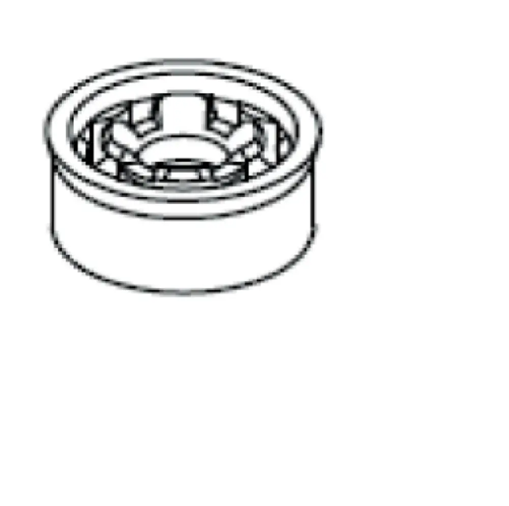 Durchflussbegrenzer von Ideal Standard mit runder Form und innenliegender Struktur, zur Regulierung des Wasserflusses in Anwendungen vorgesehen.